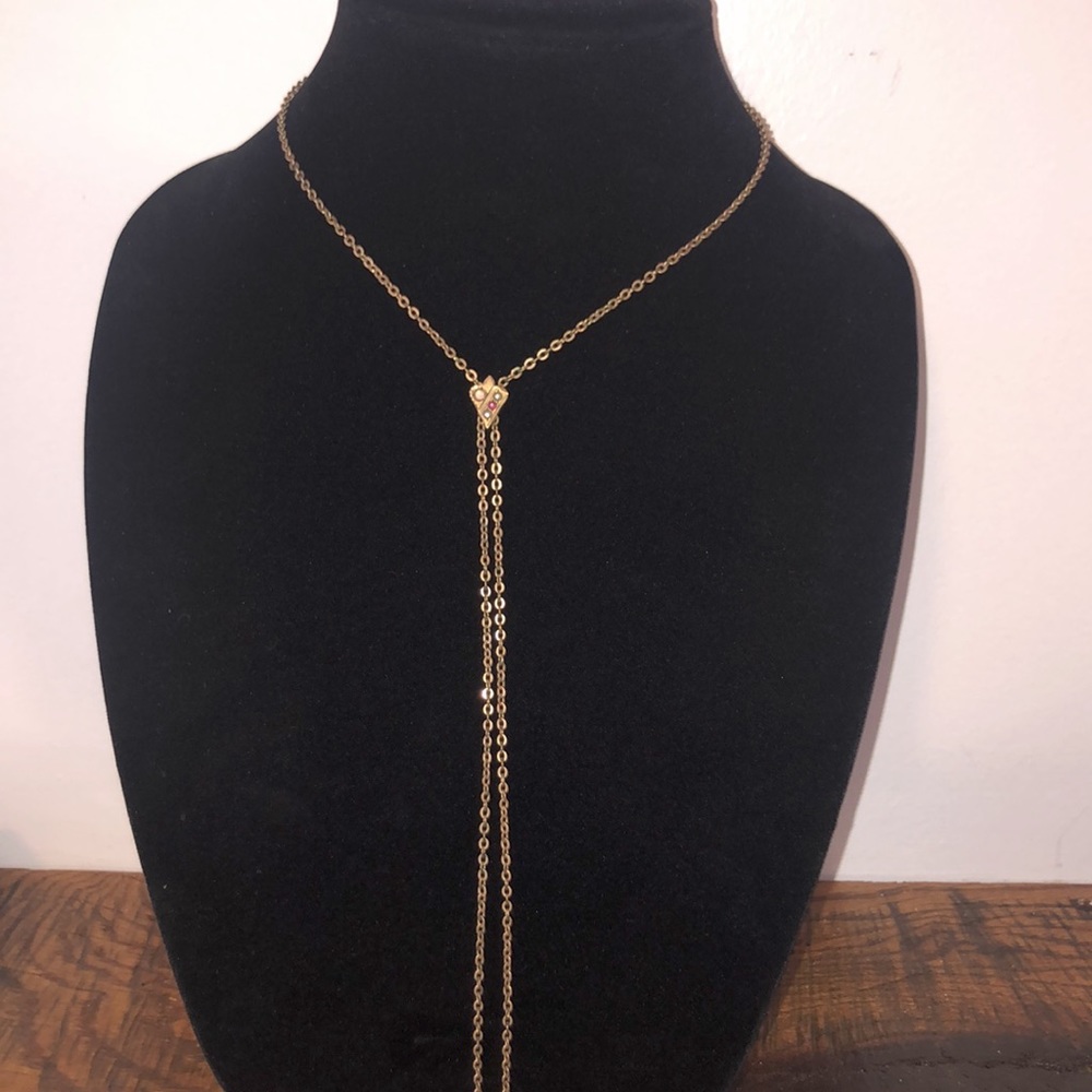 Antique opal watch fob necklace art deco slide - Picture 6 of 7